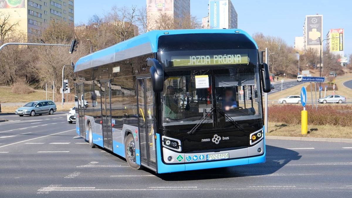 NesoBus testuje na ulicach Lublina autobus wodorowy wyprodukowany dla Chełma