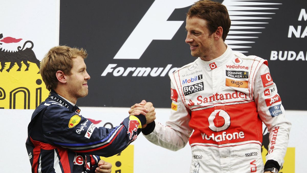 Materiały prasowe / Red Bull / Sebastian Vettel i Jenson Button