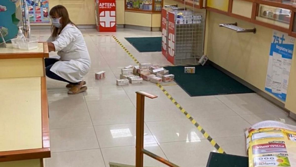 Apteka została zdemolowana