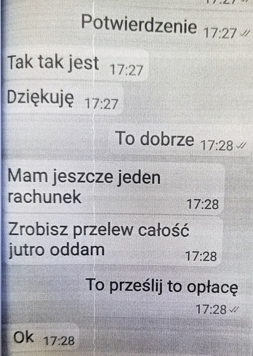 Treść rozmowy