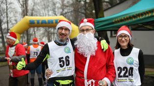 Siemianowice Śląskie: XX Bieg Mikołajów i Mikołajek w Parku Pszczelnik