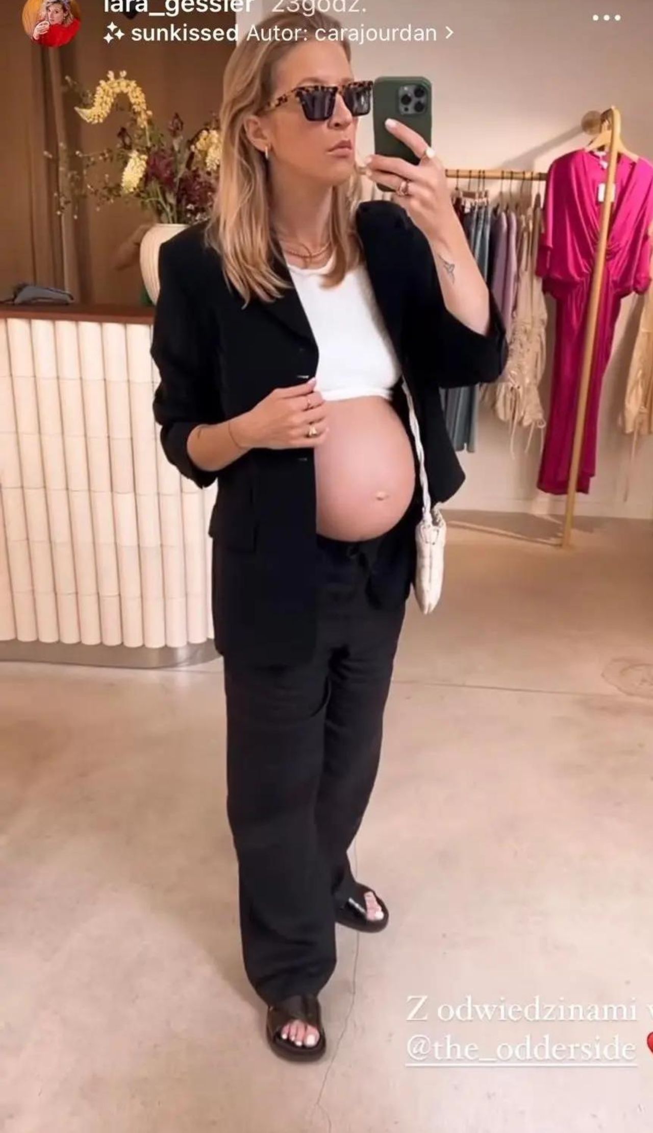 Lara Gessler pochwaliła się ciążowym brzuszkiem 