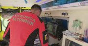 Siedmiomiesięczna dziewczynka zadławiła się smoczkiem. Ratownicy uratowali jej życie