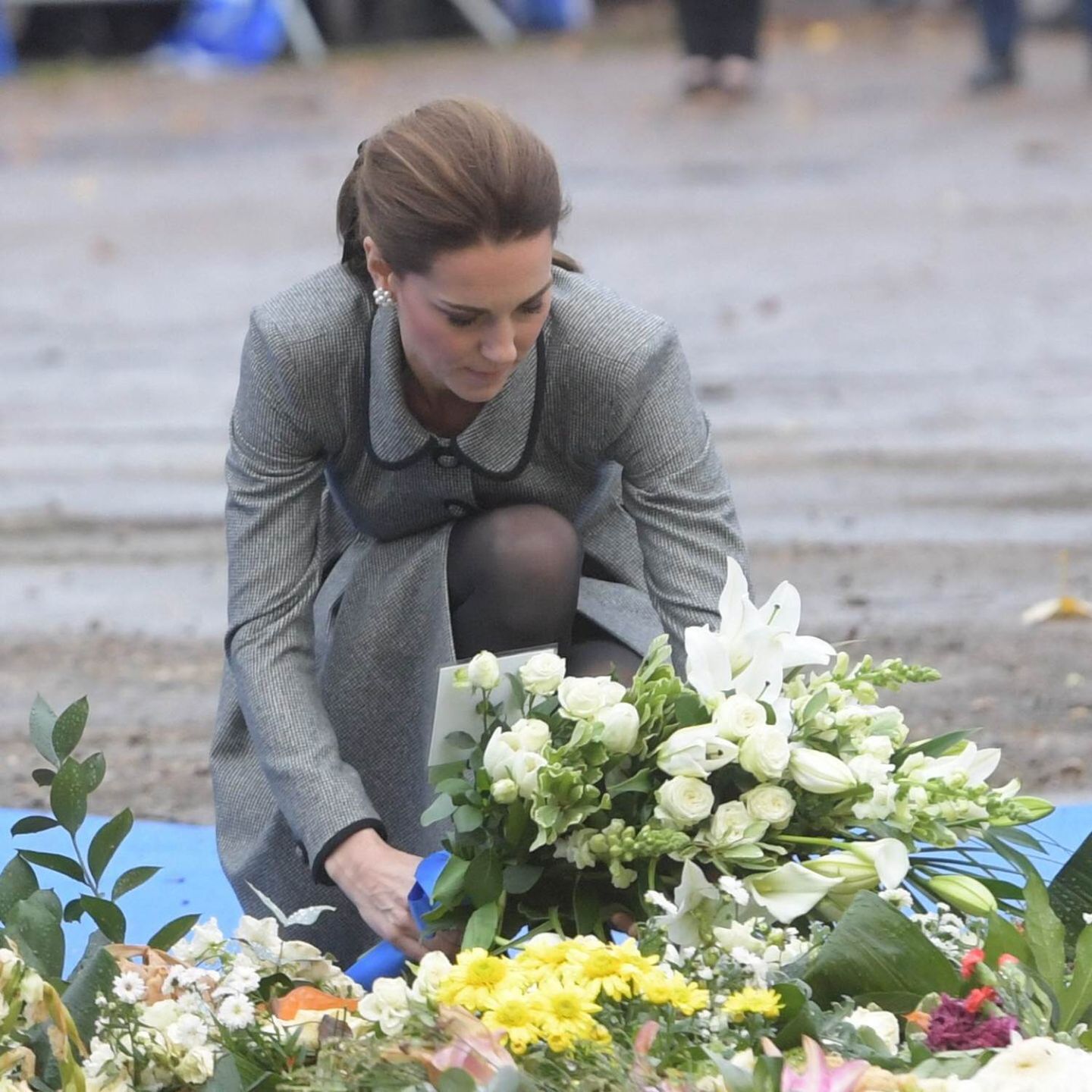 Kate i William złożyli kwiaty w Leicester