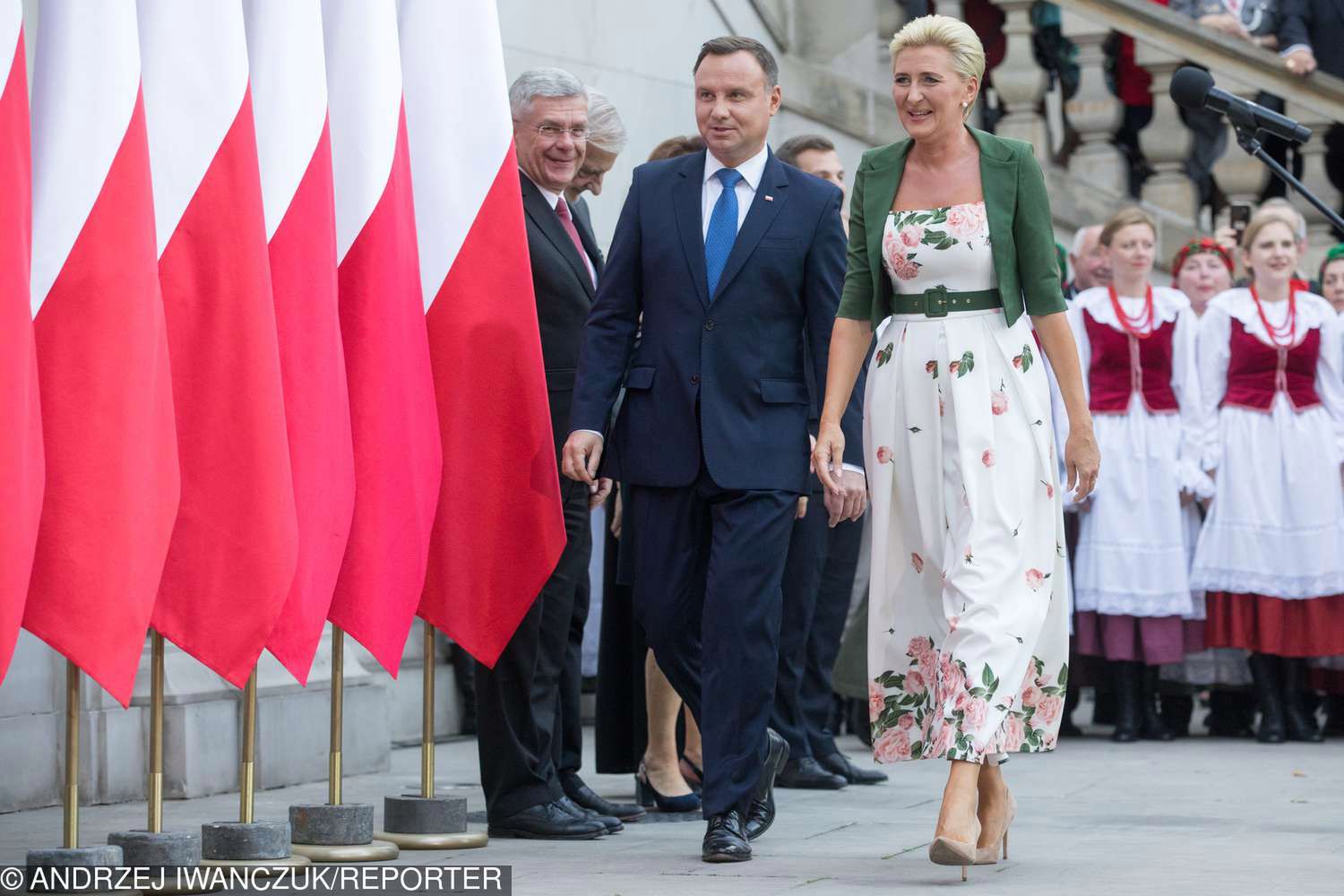 Andrzej Duda i Agata Duda na Światowym Zjeździe Polonii