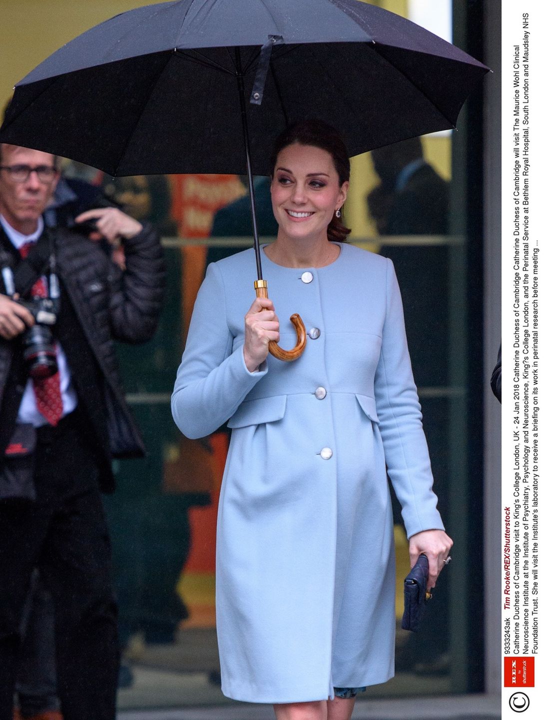 Księżna Kate w King's College w Londynie