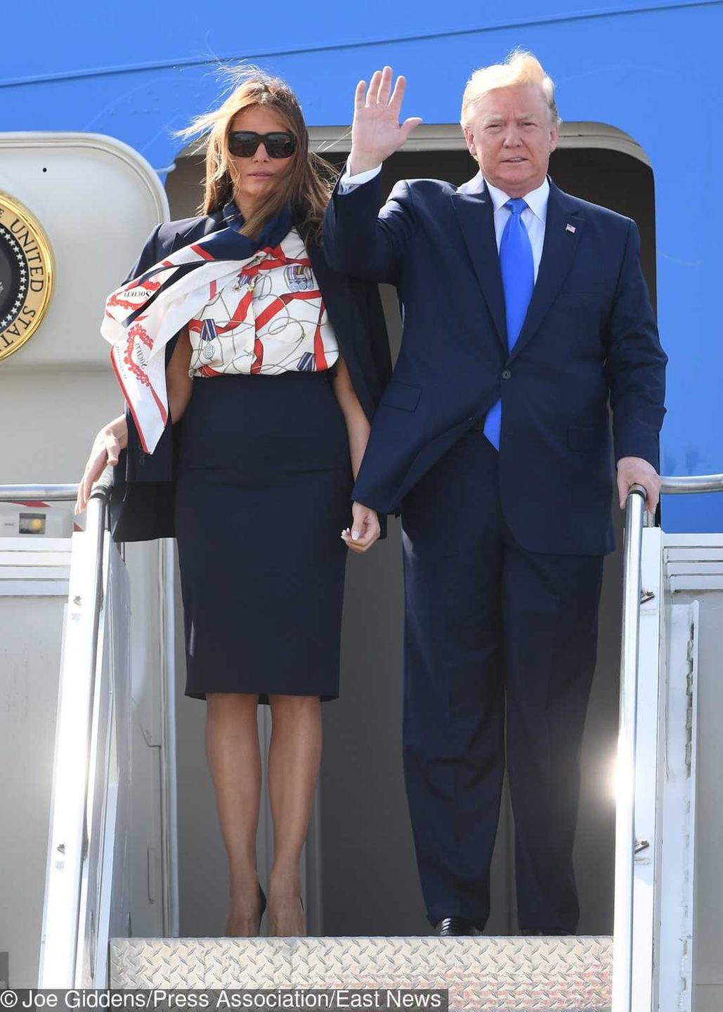Donlad Trump i Melania Trump - Wielka Brytania, 2019
