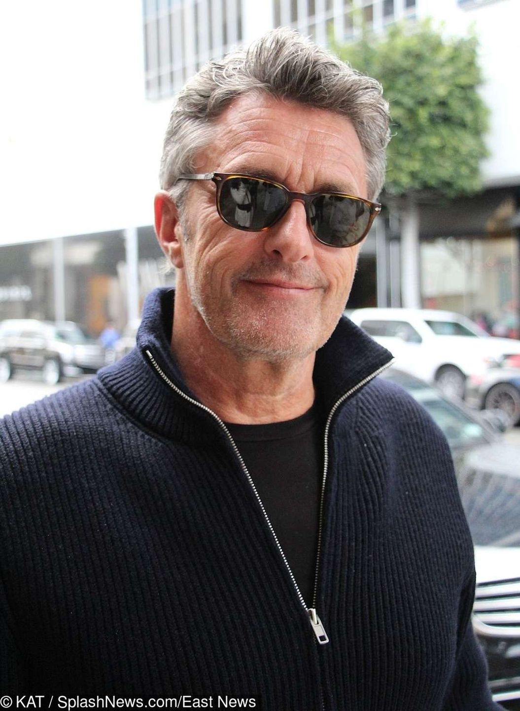 Paweł Pawlikowski w restauracji w Los Angeles