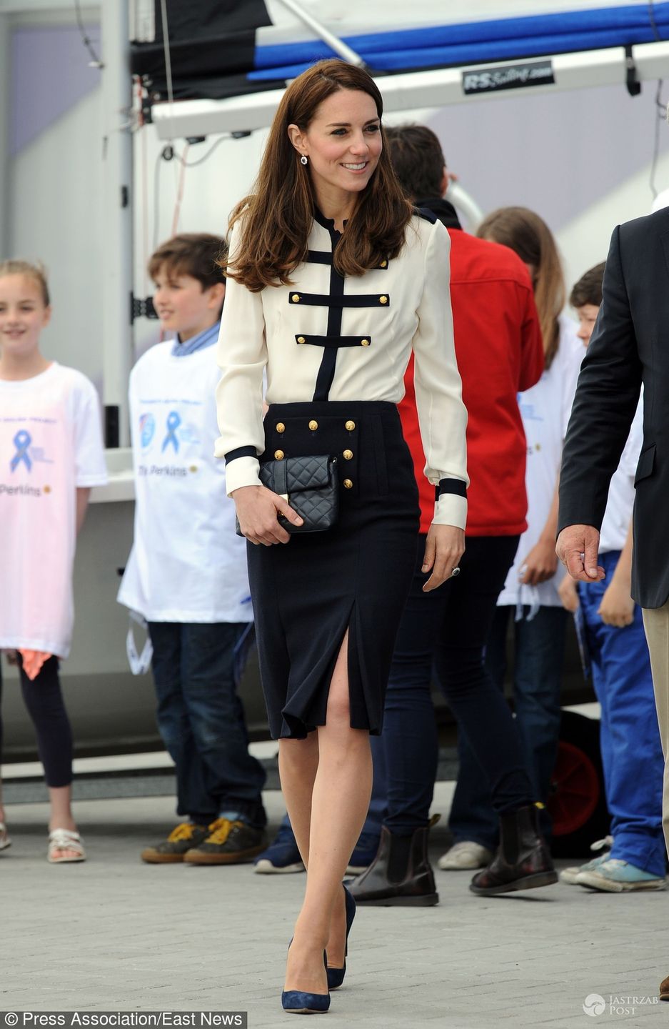 Księżna Kate w porcie Portsmouth