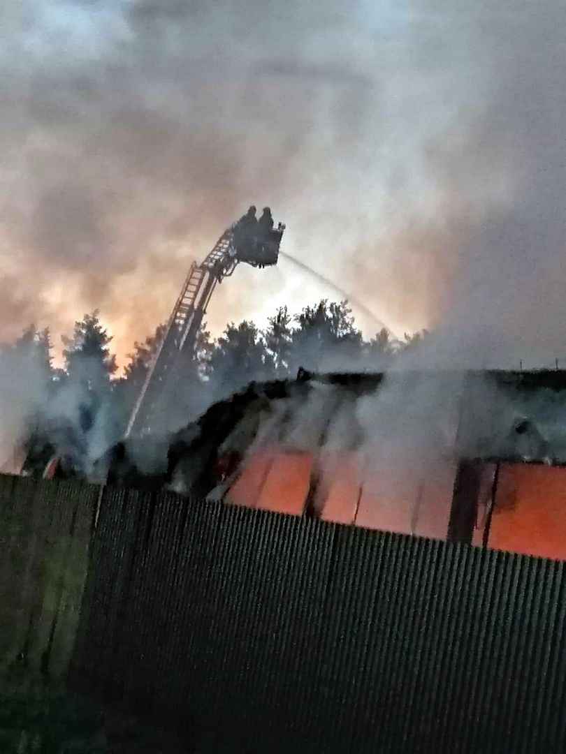 Gaszenie pożaru trwało do rana