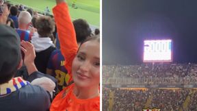 Uśmiechnięta Marina w koszulce Barcelony. Później było tylko gorzej