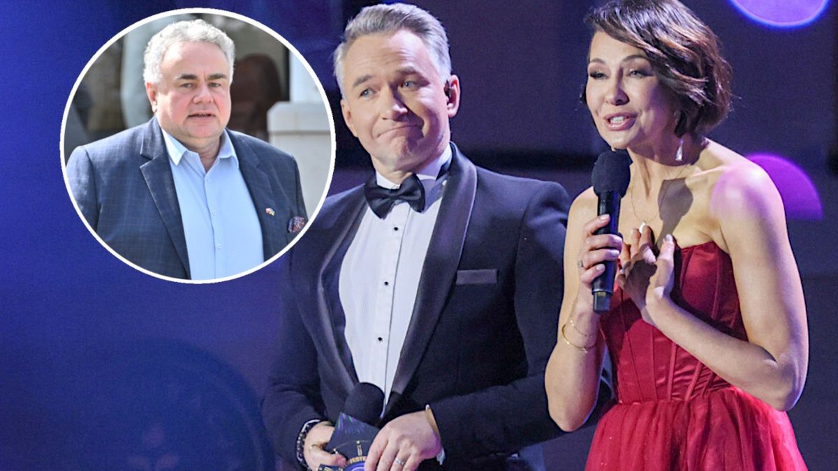 Rafał Patyra i Anna Popek (w miniaturce: Tomasz Sakiewicz)