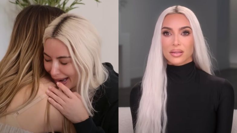 Kim Kardashian płacze przed kamerami
