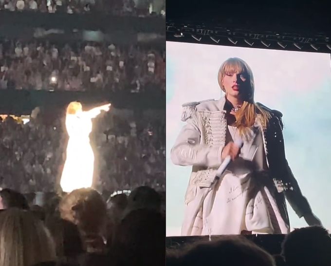 Taylor Swift asks for help for a fan during a concert