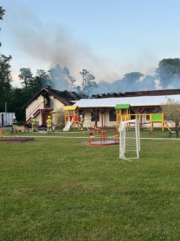 Policja ustaliła wstępne przyczyny pożaru sali weselnej w Więckowicach