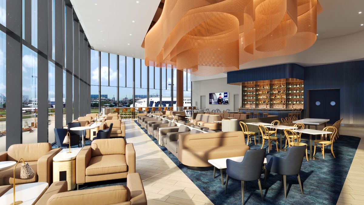 Wizualizacja saloniku LOT-u w Chicago nie odbiega od rzeczywisto