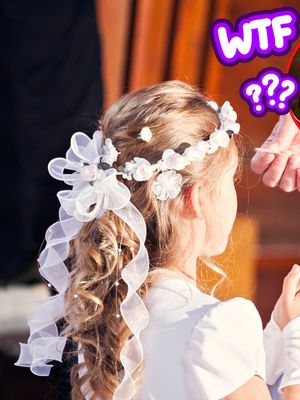 "Komunijne sado-maso". Internauci wstrząśnięci "kajdanami Maryi"