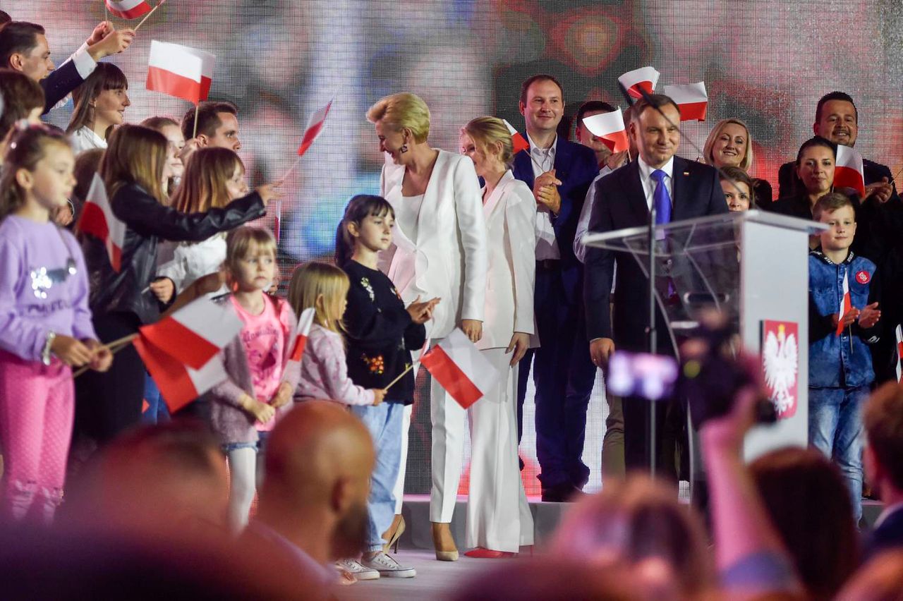 Andrzej Duda, Agata Duda, Kinga Duda - wybory prezydenckie 2020