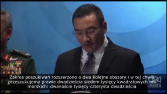 Zaginiony Boeing. Władze poszerzyły obszar poszukiwań