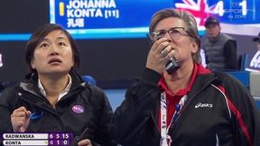 Konta - Radwańska: gra przerwana przez... awarię oświetlenia