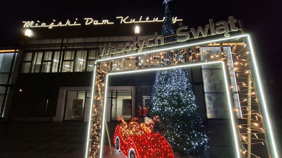 Świąteczne iluminacje w Myszkowie