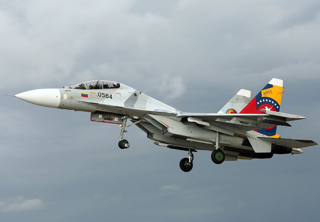 Wenezuelski samolot Su-30MK2