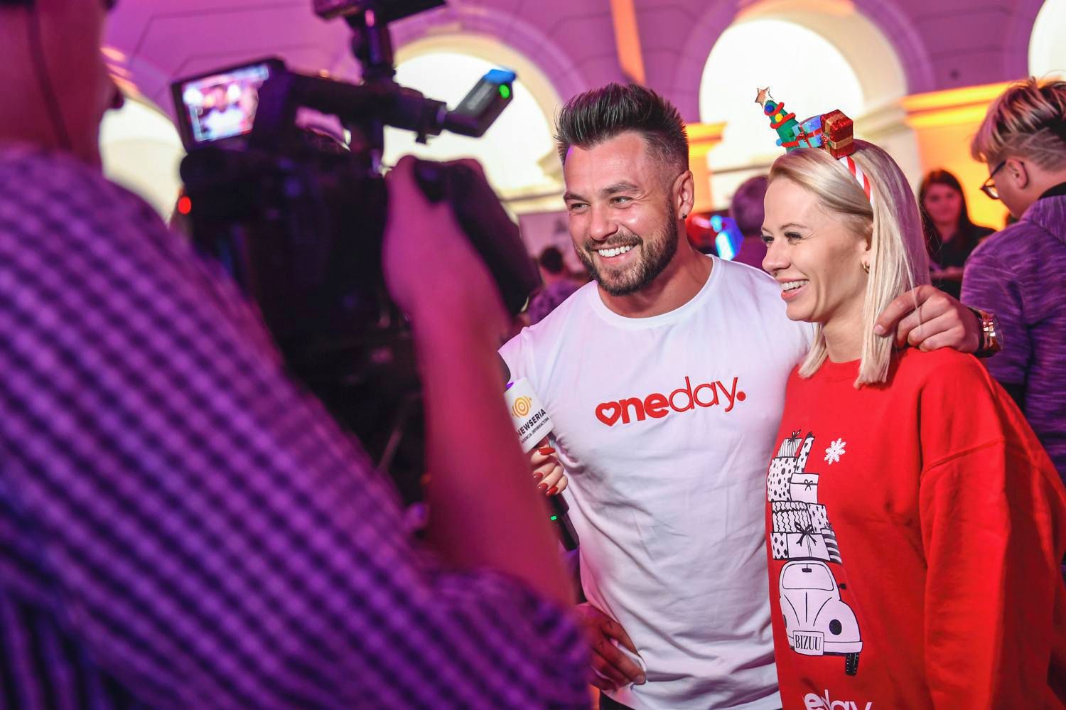 Kasia Dziurska z partnerem – One Day Gwiazdka 2019