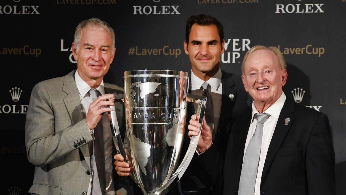 John McEnroe, Roger Federer i Rod Laver