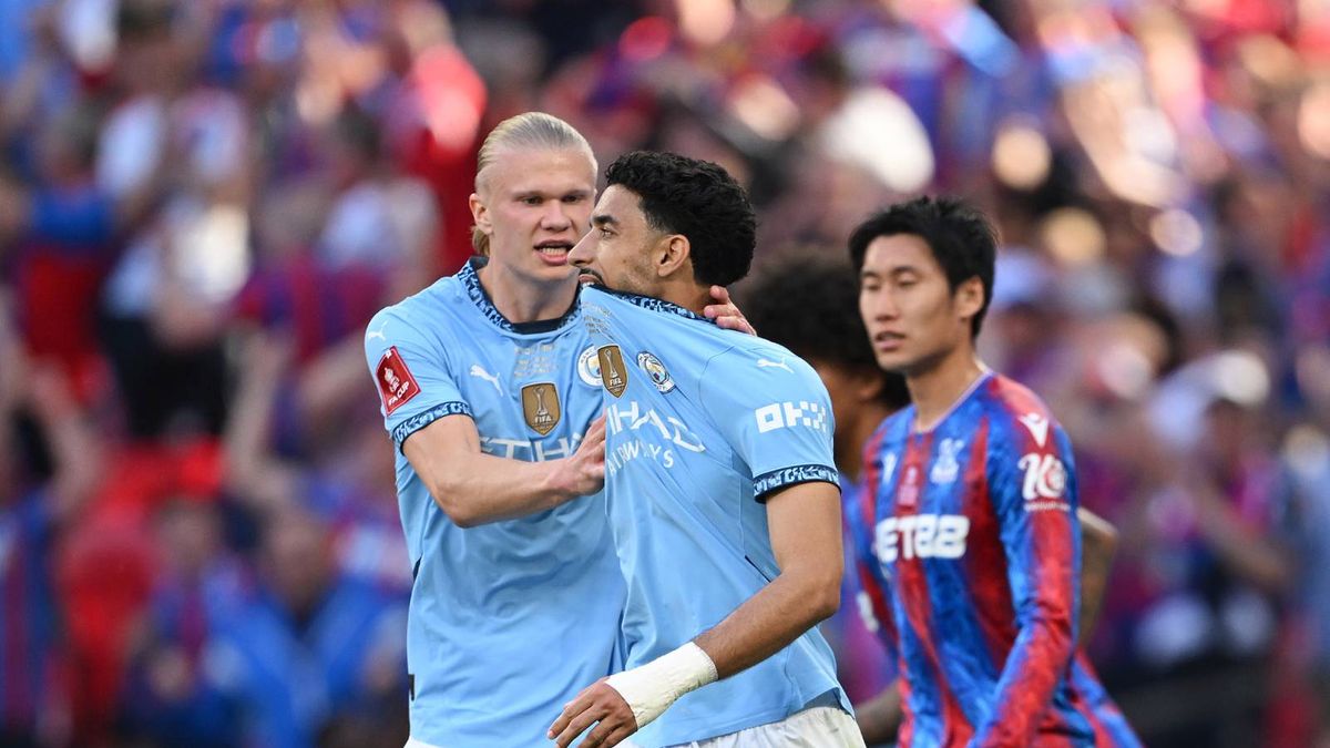 Getty Images / Michael Regan - The FA / Omar Marmoush i Erling Haaland