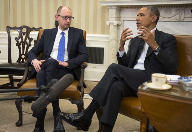 Rozmowa Obamy z Jaceniukiem. Stany zwiększą sankcje wobec Rosji
