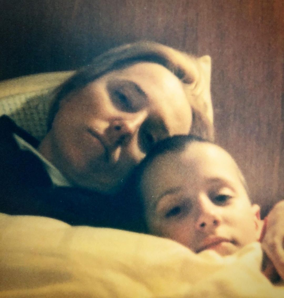 Agata Młynarska z synem Tadeuszem