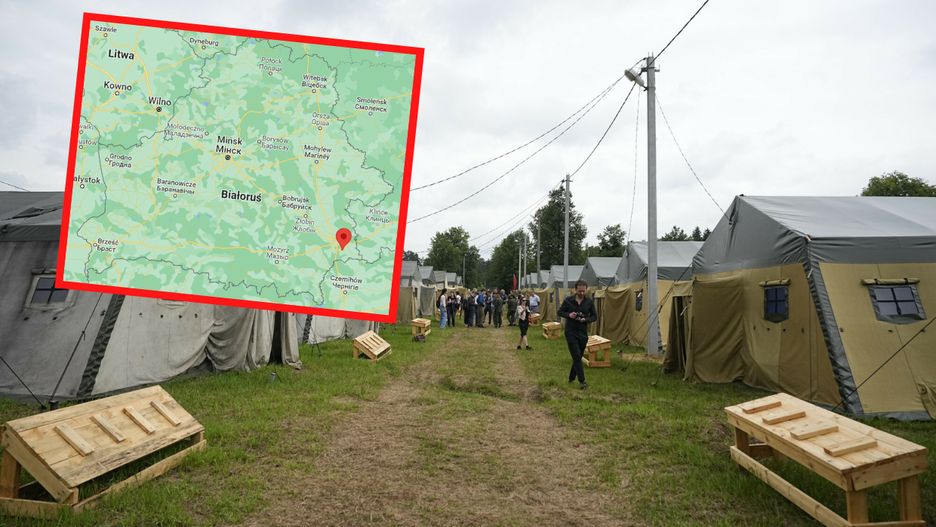 Obóz dla wagnerowców w miejscowości Cel na Białorusi 