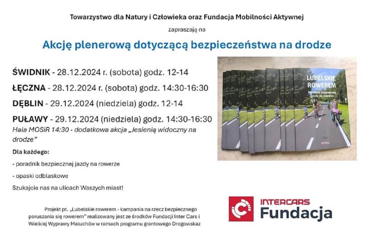 Rowerowe wydarzenie w czterech miastach Lubelszczyzny