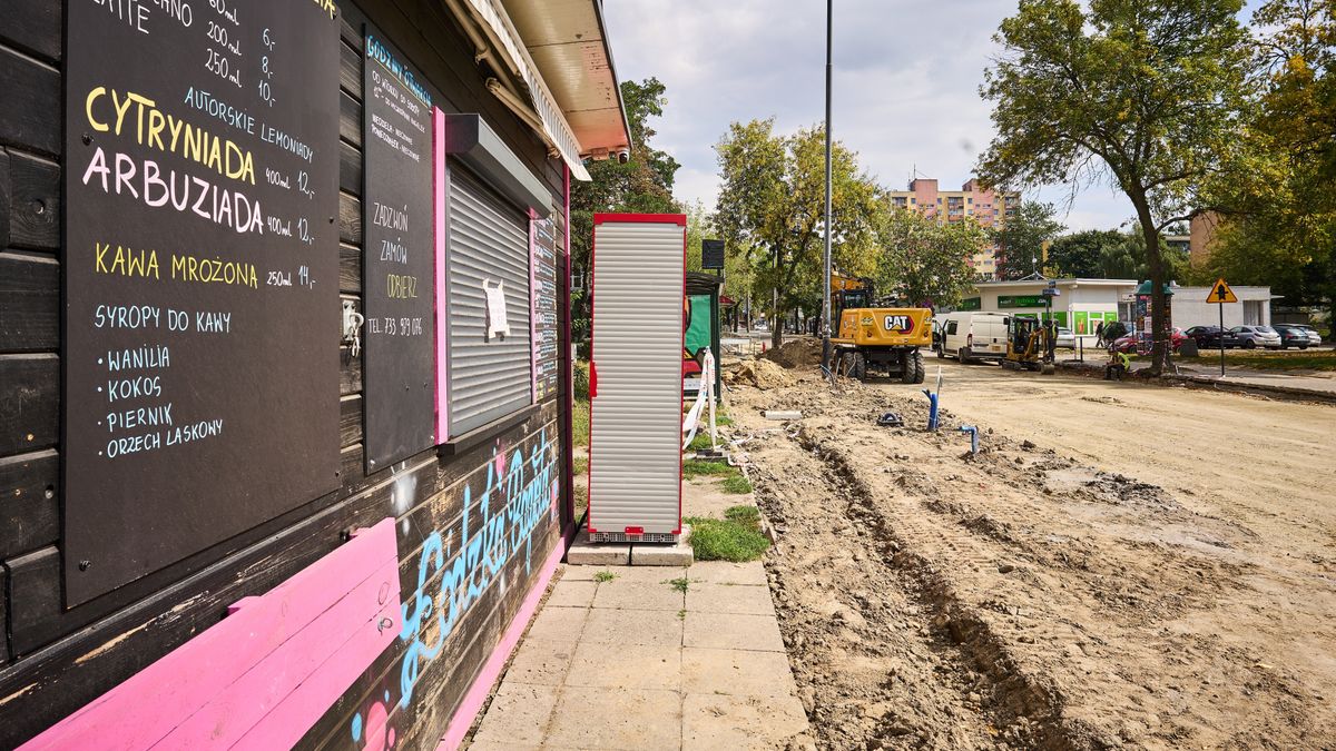 Remont przy Łódzkiej Bagiecie