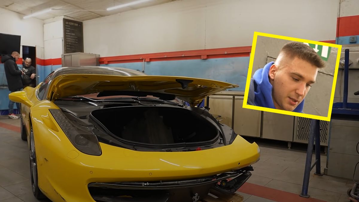 Właściciel rozbitego Ferrari zabrał głos