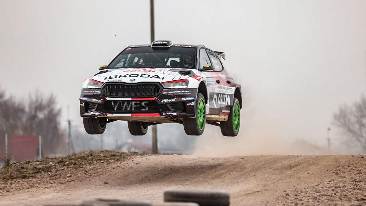 Miko Marczyk na trasie rajdu