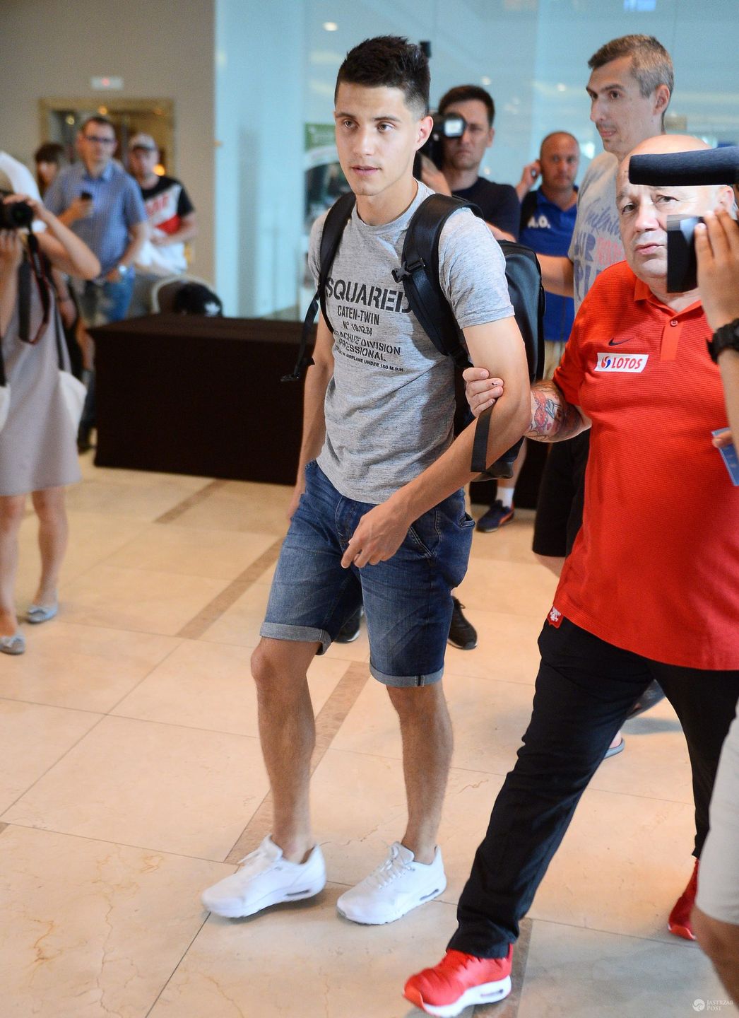 Bartek Kapustka na zgrupowaniu przed meczem Polska-Kazachstan
