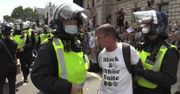 Protest koronasceptyków w Londynie. Kilkadziesiąt osób zostało aresztowanych.