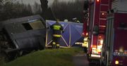 U dwóch osób lekarz stwierdził zgon”. Wypadek busa pod Chańczą.