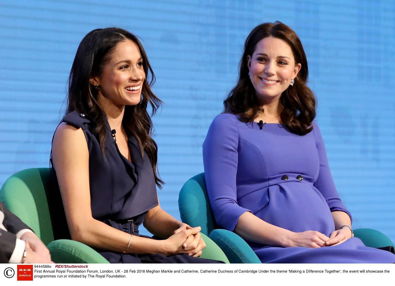 Meghan Markle i księżna Kate na forum królewskiej fundacji