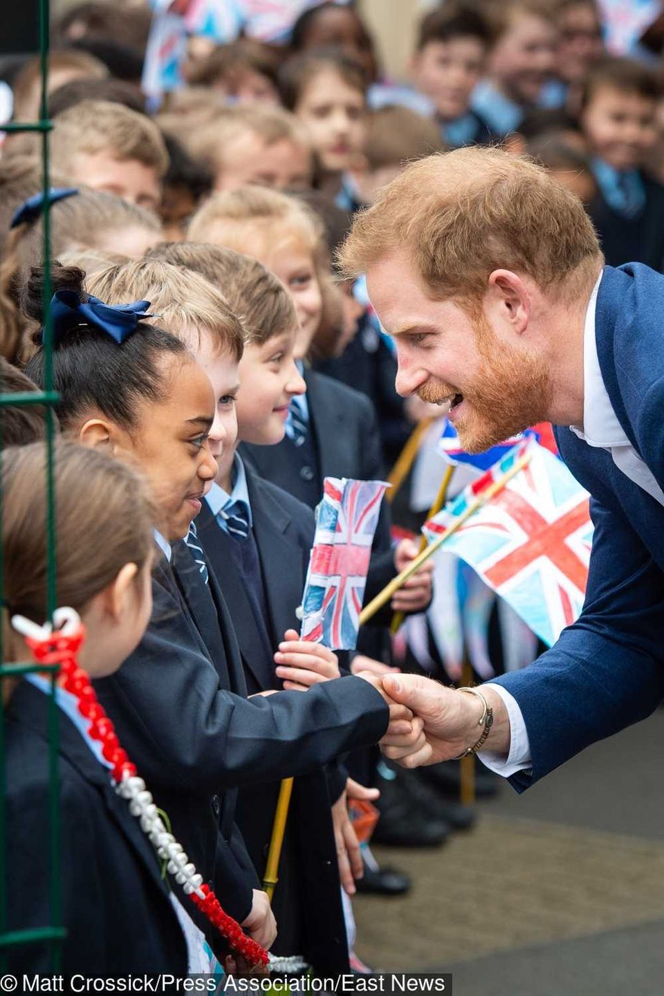 Książę Harry z wizytą w szkole podstawowej w Londynie