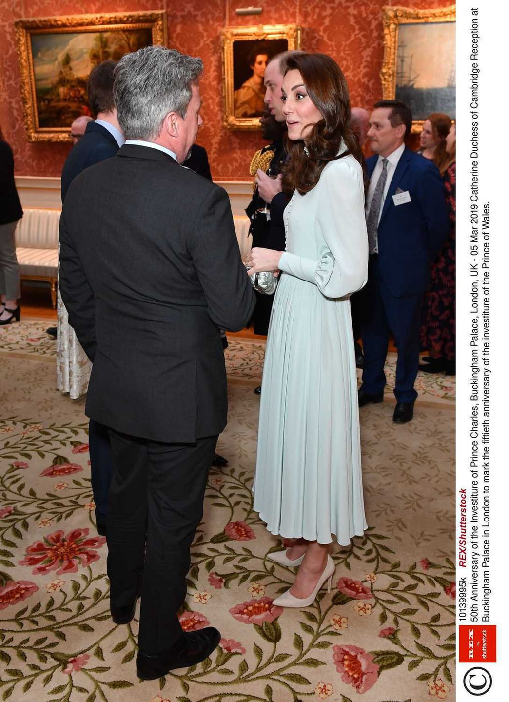 Księżna Kate na przyjęciu w pałacu Buckingham