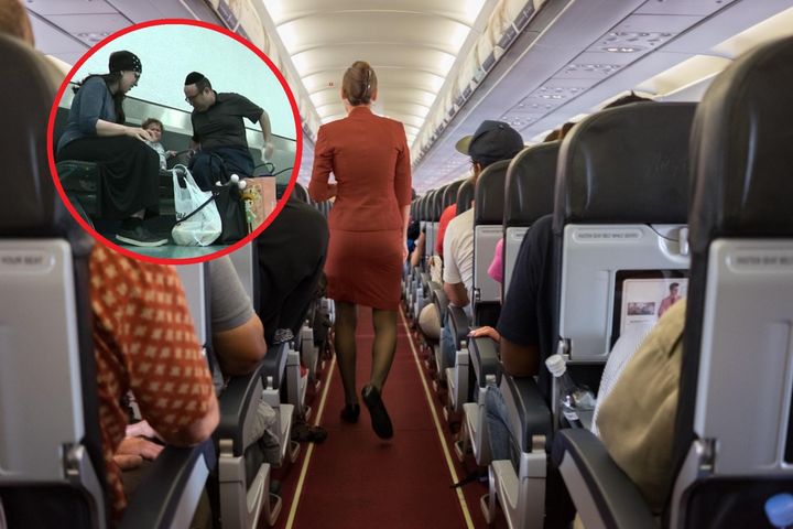 Rodzina wyproszona z samolotu. Pasażerowie skarżyli się na  "nieprzyjemny zapach"