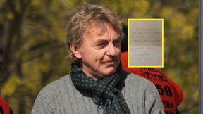 Boniek dostał list. Ma prośbę do swoich fanów