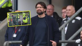 Kibice już na niego czekali. Policja musiała eskortować trenera