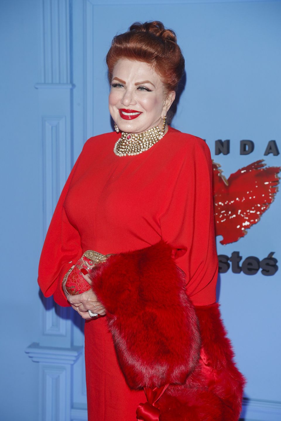Krzysztof Gojdź imprezuje z Georgette Mosbacher