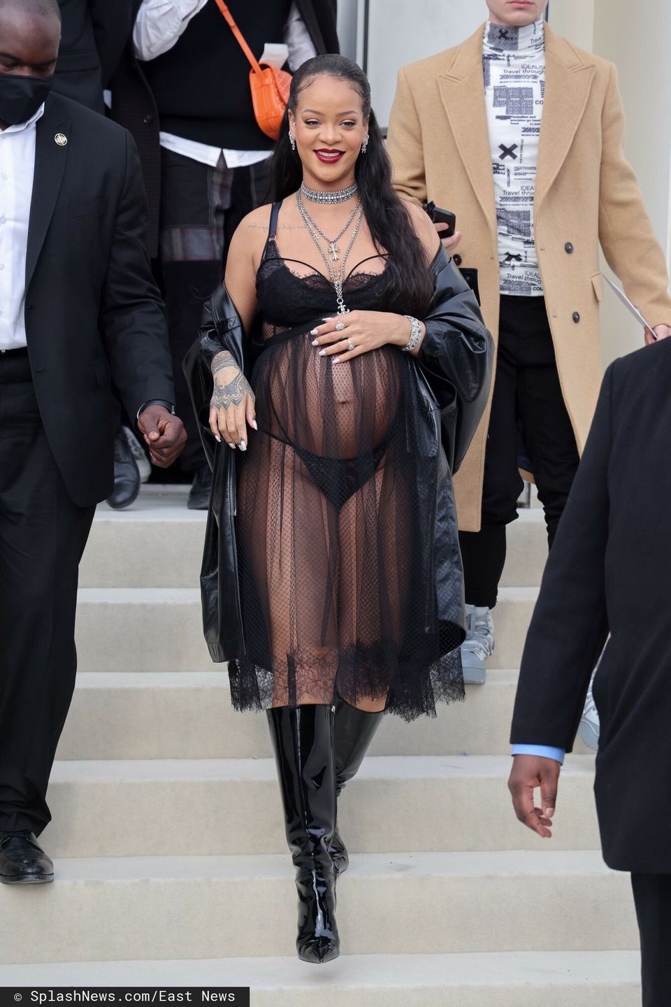 Rihanna podczas Fashion Week 