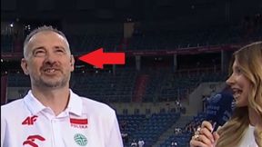 Usłyszał, jak go nazwała dziennikarka. Grbić wybuchł śmiechem