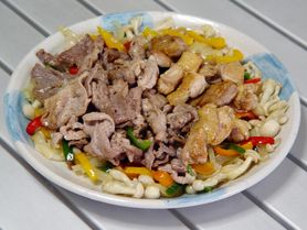 Gotowane mięso wieprzowe z nogi, polędwicy i łopatki (samo mięso)