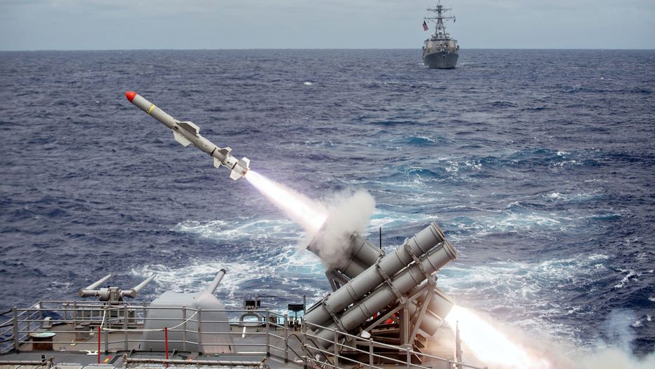 US Navy Guided Missile Crusier USS Shiloh Fires Harpoon Missile
Sept. 15, 2014 - Uss Shiloh, United States of America - A Harpoon anti-ship missile is launched from the Ticonderoga-class guided-missile cruiser USS Shiloh during exercise Valiant Shield 2014 September 15, 2014 off the coast of Guam.,Image: 267647762, License: Rights-managed, Restrictions: , Model Release: no, Credit line: Mcs3 Kevin V. Cunningham / Zuma Press / Forum
Mcs3 Kevin V. Cunningham / Zuma Press / Forum
USN, Ticonderoga-class, guided-missile, cruiser, USS, Shiloh, harpoon, anti-ship, missile, fires, launch, rocket, Valiant, Shield, exercise, Guam, Pacific, Ocean, warship, ship, naval, power, military, armed, forces, day, outdoors, no, people, nobody, US, USA, American, United, States, horizotnal, Navy, zselect, zagency, zwire, Harpoon_Missile_20019.JPG, zarchive, zadvisory, 20140915_zaa_p138_006.jpg, category_code_new